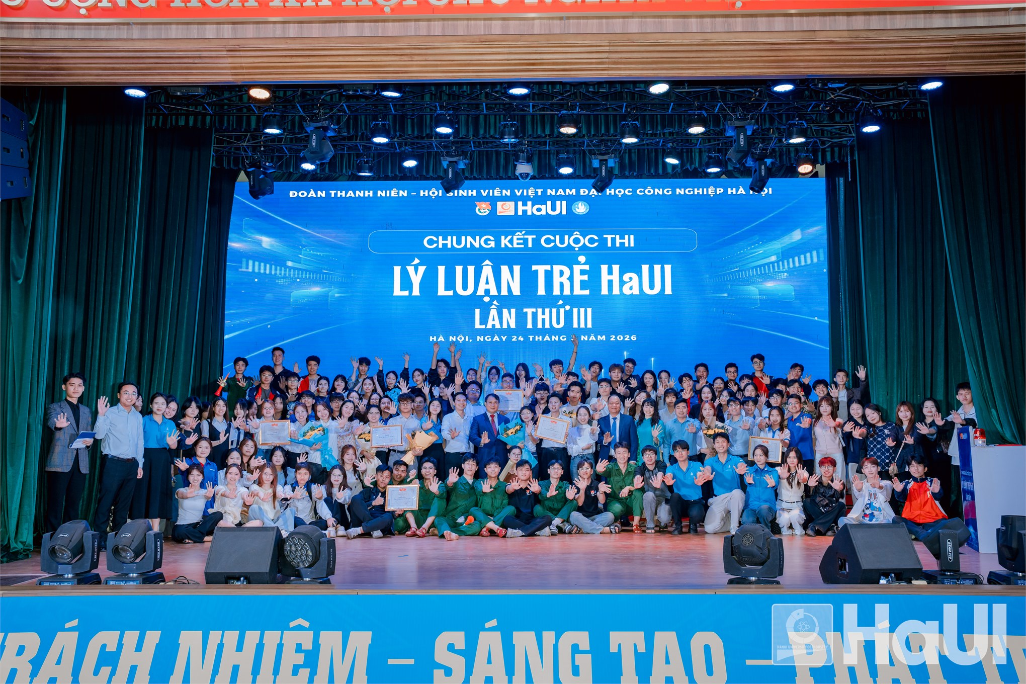 Chung kết Cuộc thi Lý luận trẻ HaUI lần thứ III: Lan tỏa bản lĩnh chính trị và khát vọng cống hiến của sinh viên HaUI