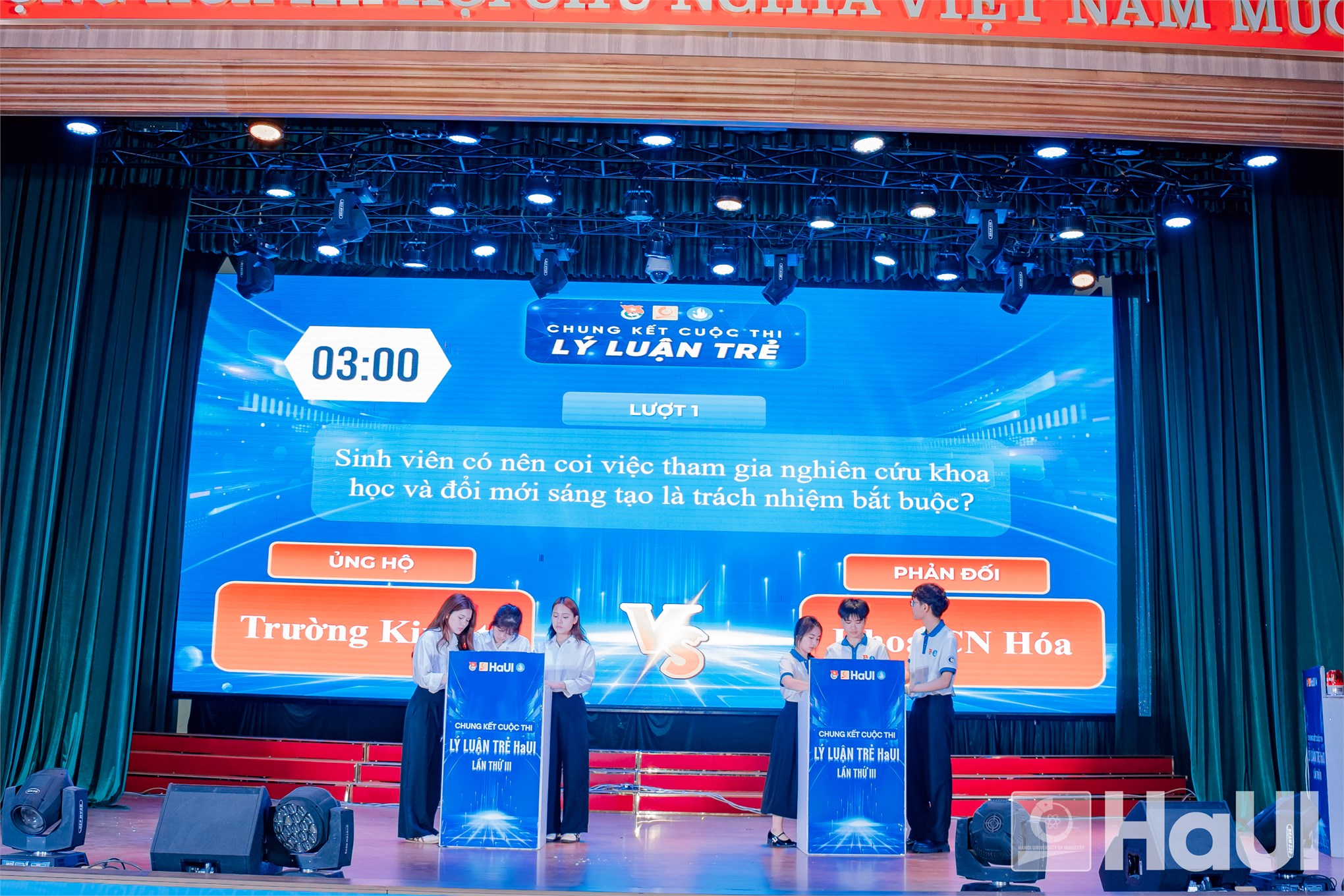 Chung kết Cuộc thi Lý luận trẻ HaUI lần thứ III: Lan tỏa bản lĩnh chính trị và khát vọng cống hiến của sinh viên HaUI