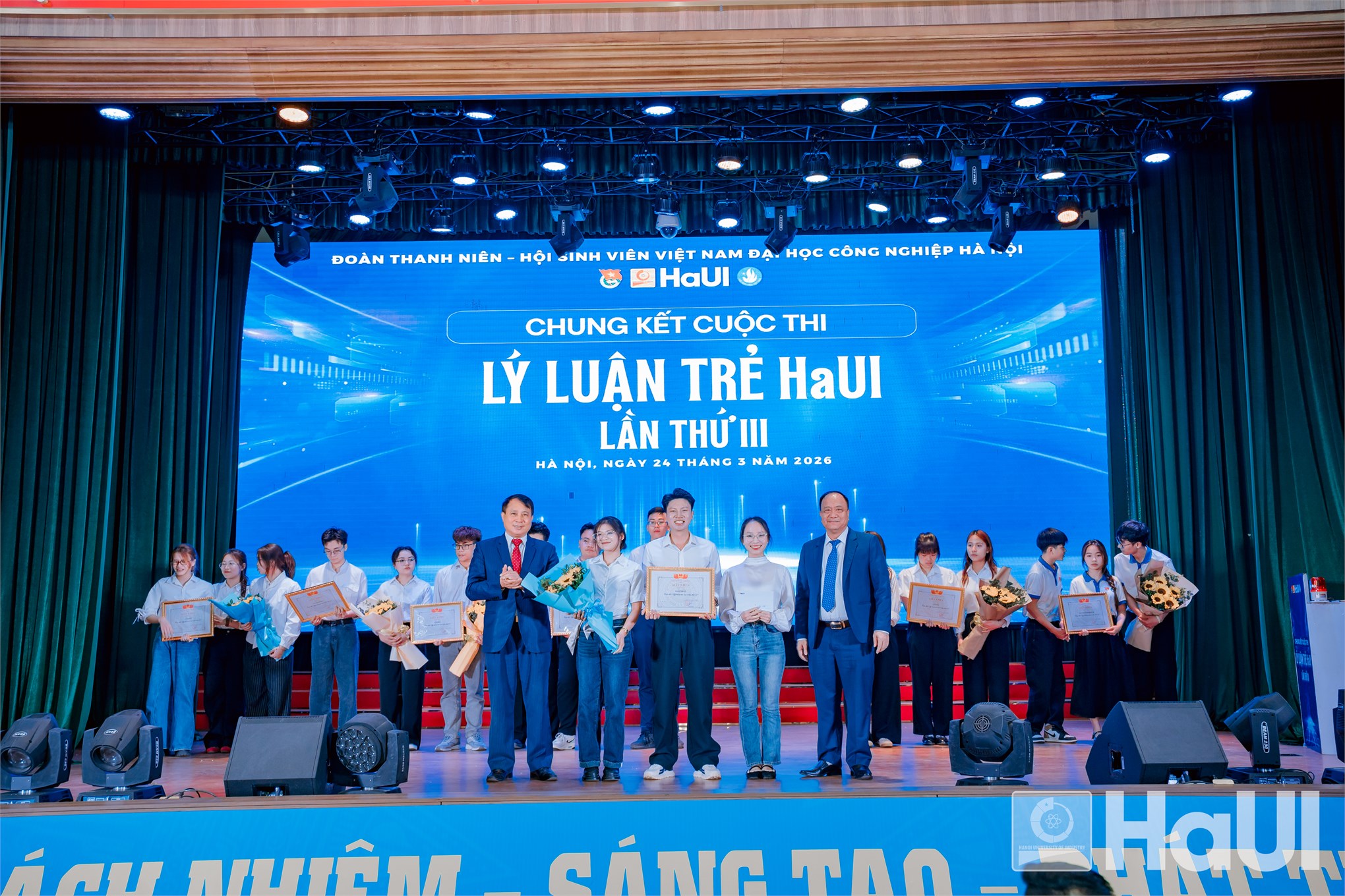 Chung kết Cuộc thi Lý luận trẻ HaUI lần thứ III: Lan tỏa bản lĩnh chính trị và khát vọng cống hiến của sinh viên HaUI