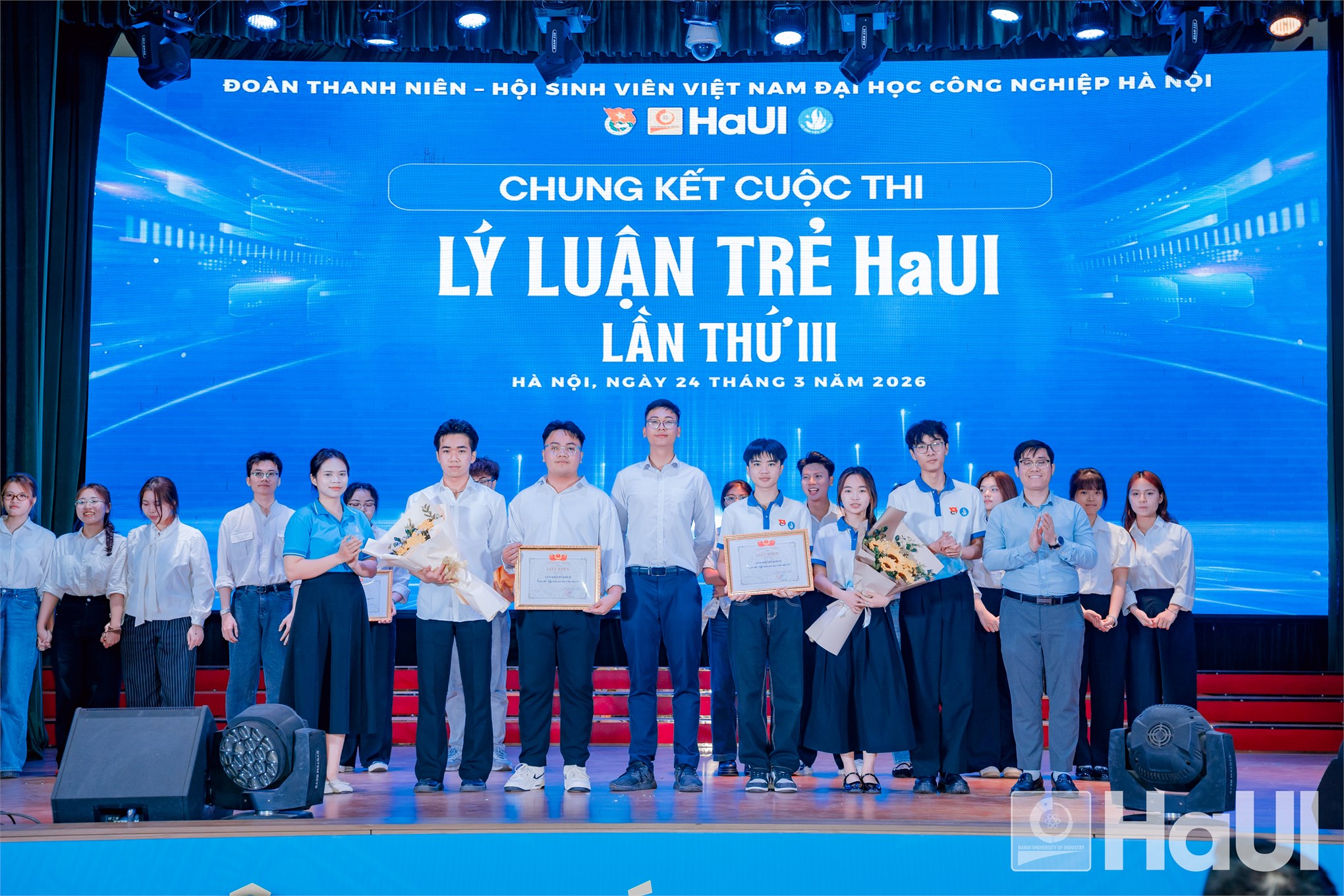 Chung kết Cuộc thi Lý luận trẻ HaUI lần thứ III: Lan tỏa bản lĩnh chính trị và khát vọng cống hiến của sinh viên HaUI