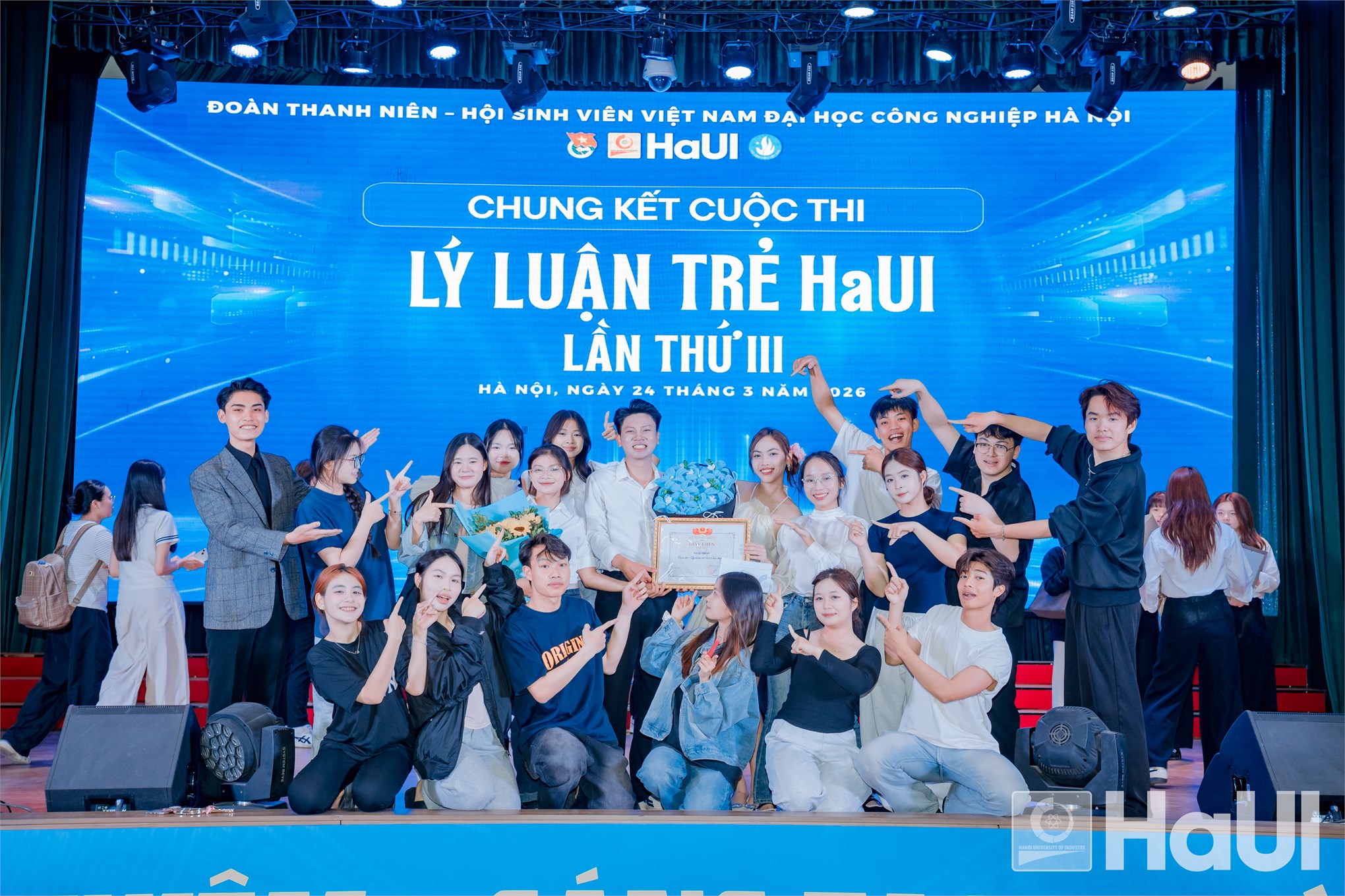 Chung kết Cuộc thi Lý luận trẻ HaUI lần thứ III: Lan tỏa bản lĩnh chính trị và khát vọng cống hiến của sinh viên HaUI