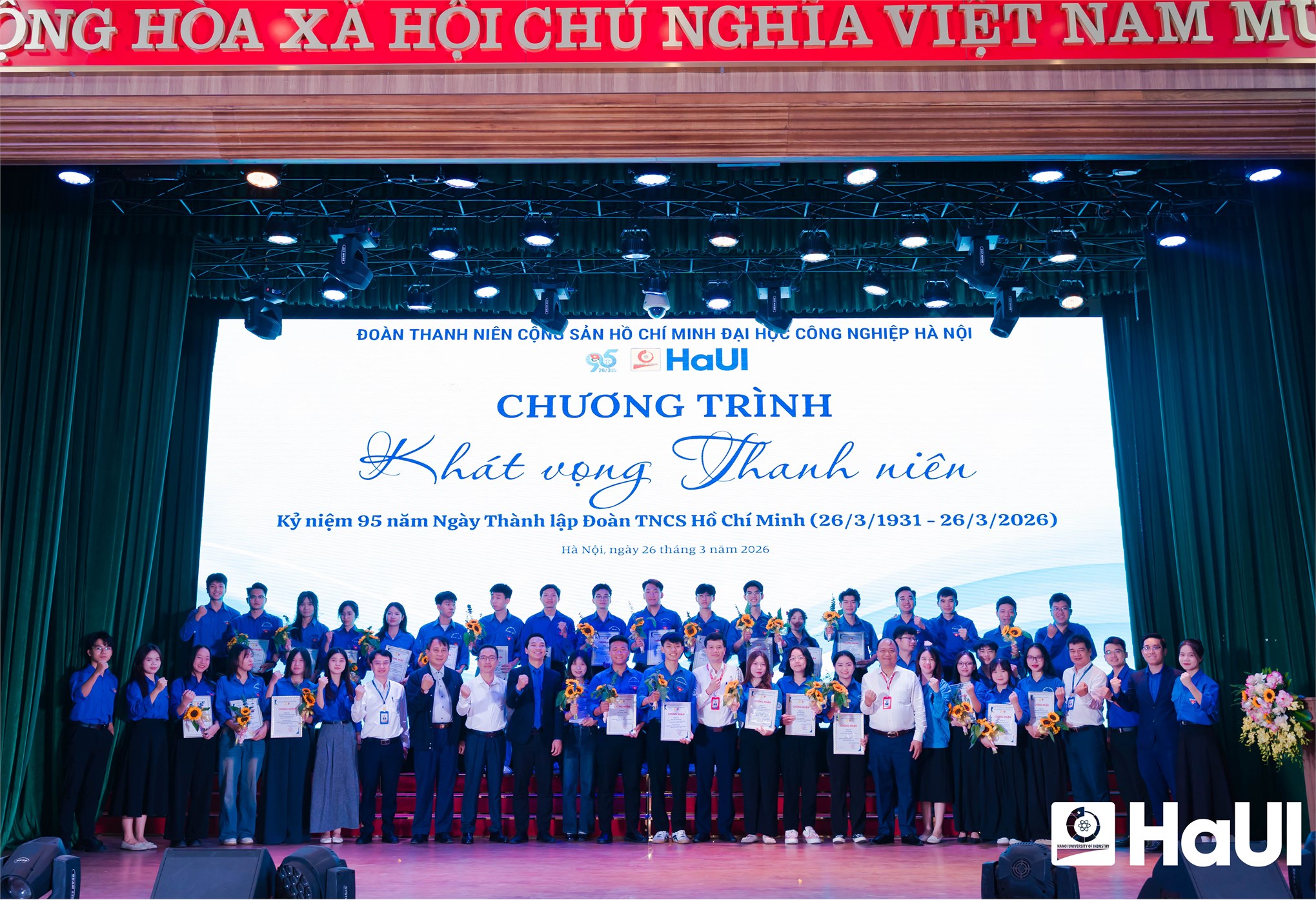 Rực lửa khát vọng thanh niên: Tuổi trẻ HaUI viết tiếp trang sử vàng 95 năm Ngày thành lập Đoàn TNCS Hồ Chí Minh