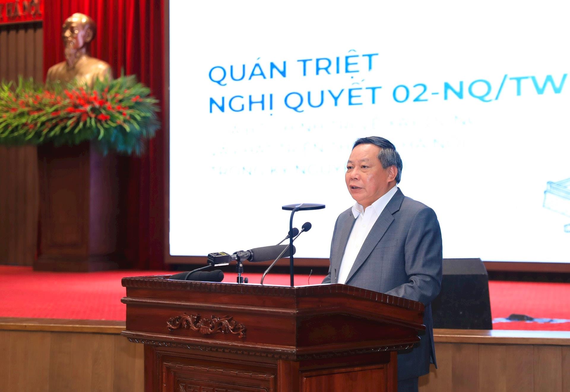 Đảng bộ Đại học Công nghiệp Hà Nội tham dự Hội nghị trực tuyến quán triệt Nghị quyết 02-NQ/TW về phát triển Thủ đô