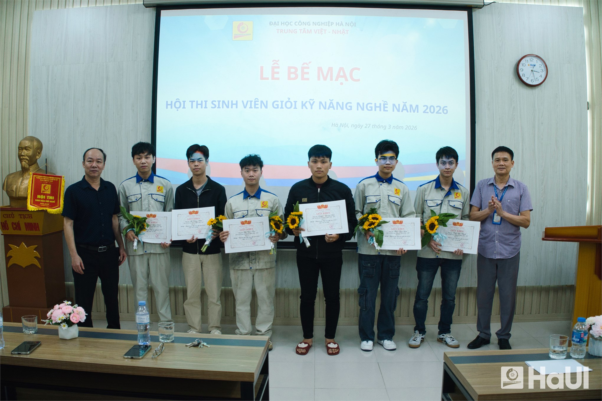 Hội thi Sinh viên giỏi kỹ năng nghề 2026: Dấu ấn từ những điểm số tuyệt đối