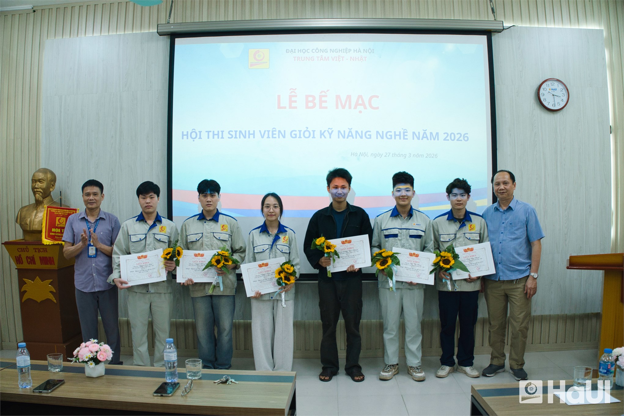 Hội thi Sinh viên giỏi kỹ năng nghề 2026: Dấu ấn từ những điểm số tuyệt đối