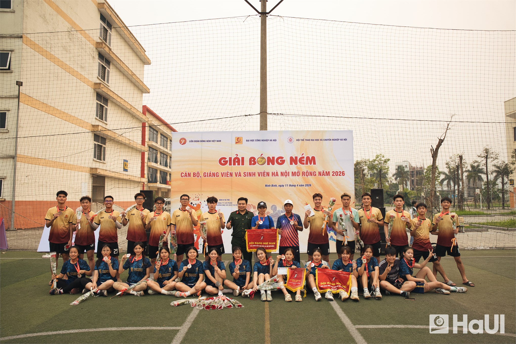 Tranh tài kịch tính tại Giải bóng ném cán bộ, giảng viên và sinh viên Hà Nội mở rộng năm 2026