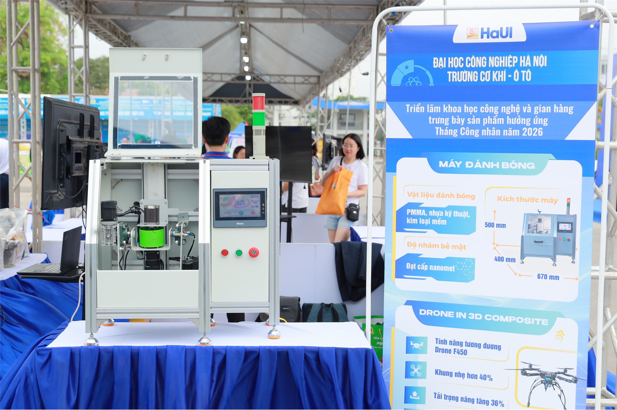 Công đoàn Đại học Công nghiệp Hà Nội tham gia Triển lãm khoa học công nghệ và gian hàng trưng bày các sản phẩm khoa học công nghệ ngành Công Thương năm 2026