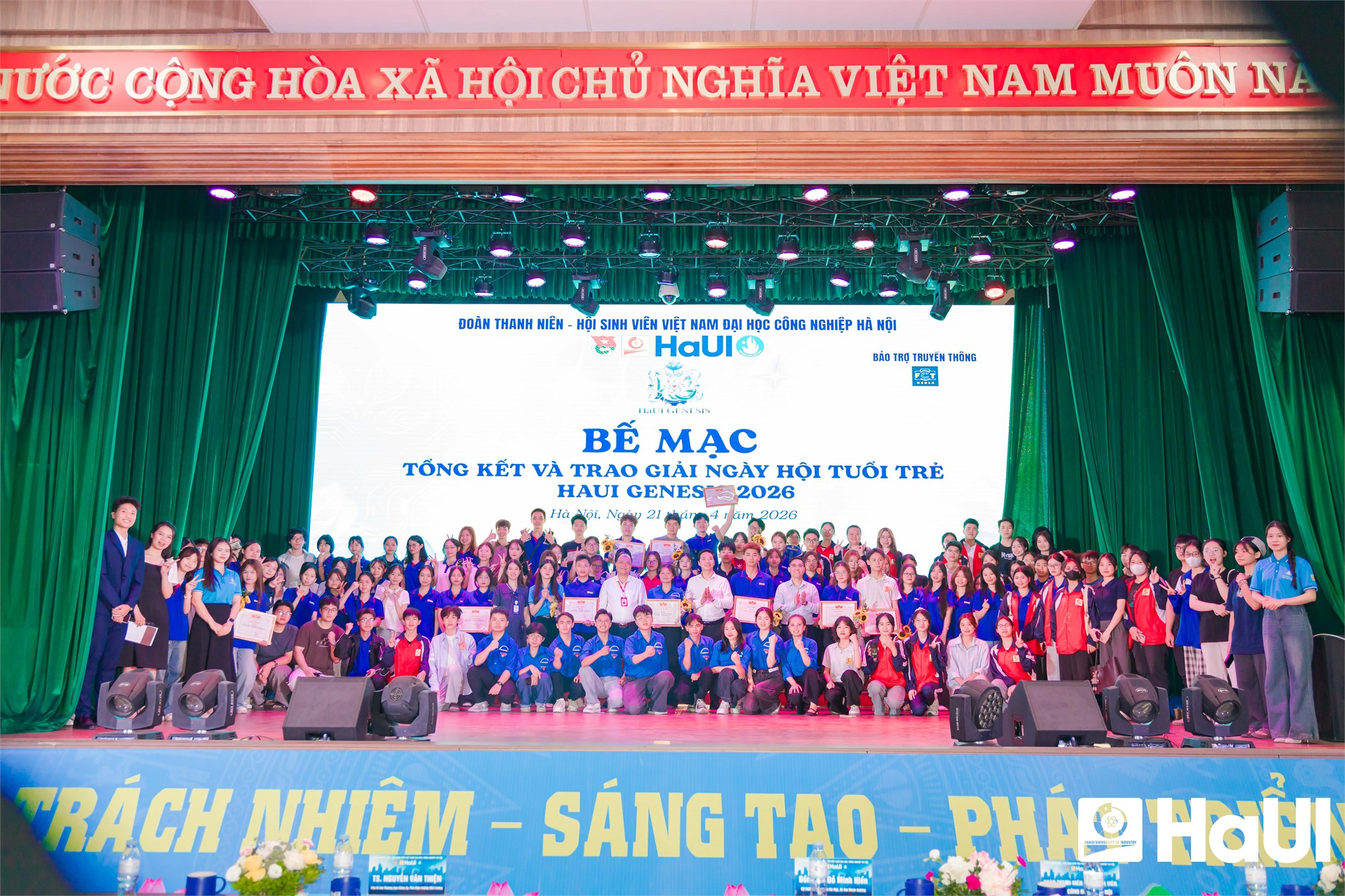 Bùng nổ sức trẻ tại ngày hội Tuổi trẻ HaUI Genesis 2026: Tuổi trẻ HaUI - Vững bước tiên phong