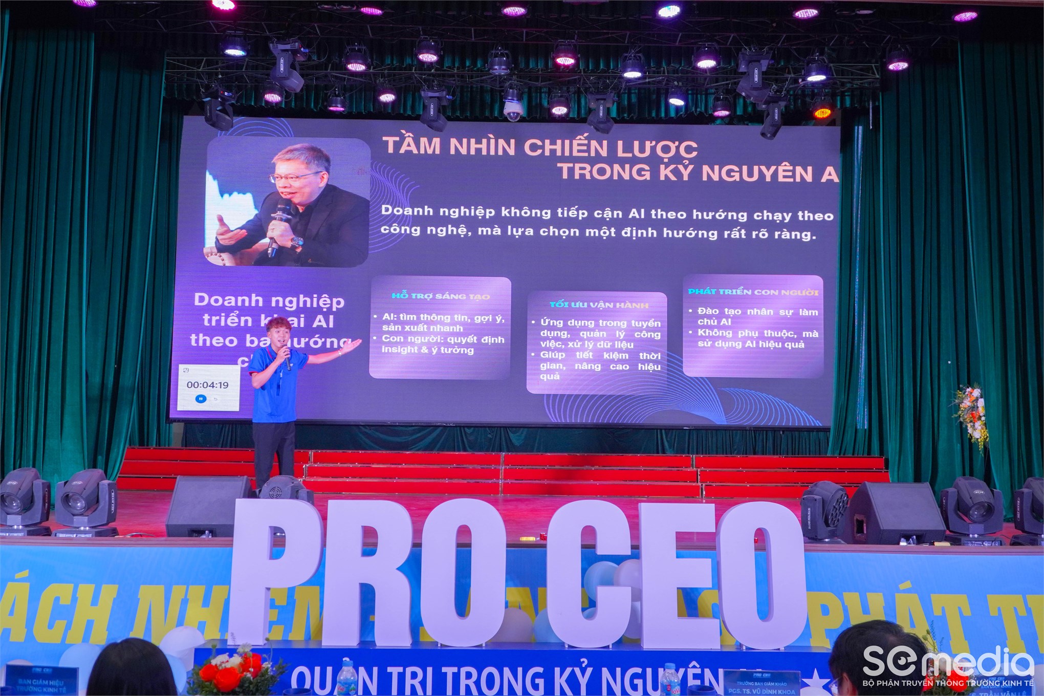 Sức nóng PRO CEO 2026: Đêm hội của bản lĩnh, trí tuệ và khát vọng Gen Z