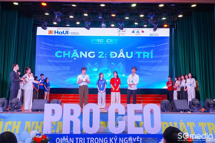[tapchicongthuong] PRO CEO 2026: Sinh viên Trường Kinh tế - HaUI thử sức quản trị trong kỷ nguyên AI