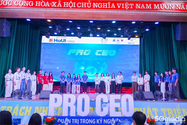 [tapchicongthuong] PRO CEO 2026: Sinh viên Trường Kinh tế - HaUI thử sức quản trị trong kỷ nguyên AI