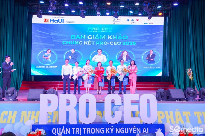 [tapchicongthuong] PRO CEO 2026: Sinh viên Trường Kinh tế - HaUI thử sức quản trị trong kỷ nguyên AI