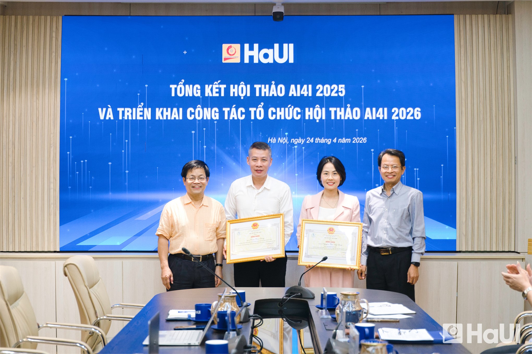 Tổng kết AI4Industry 2025 và hướng tới AI4Industry 2026: HaUI dẫn dắt mạng lưới ứng dụng AI trong công nghiệp