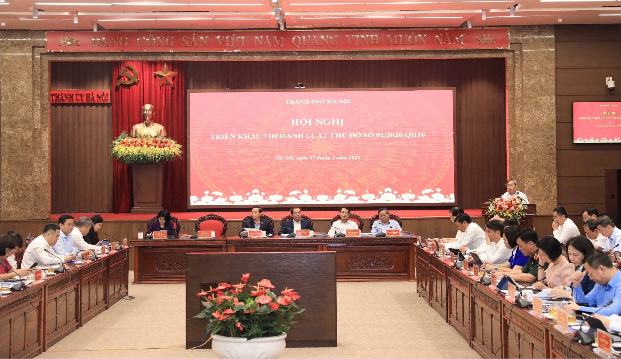 Đại học Công nghiệp Hà Nội tham dự Hội nghị triển khai thi hành Luật Thủ đô năm 2026