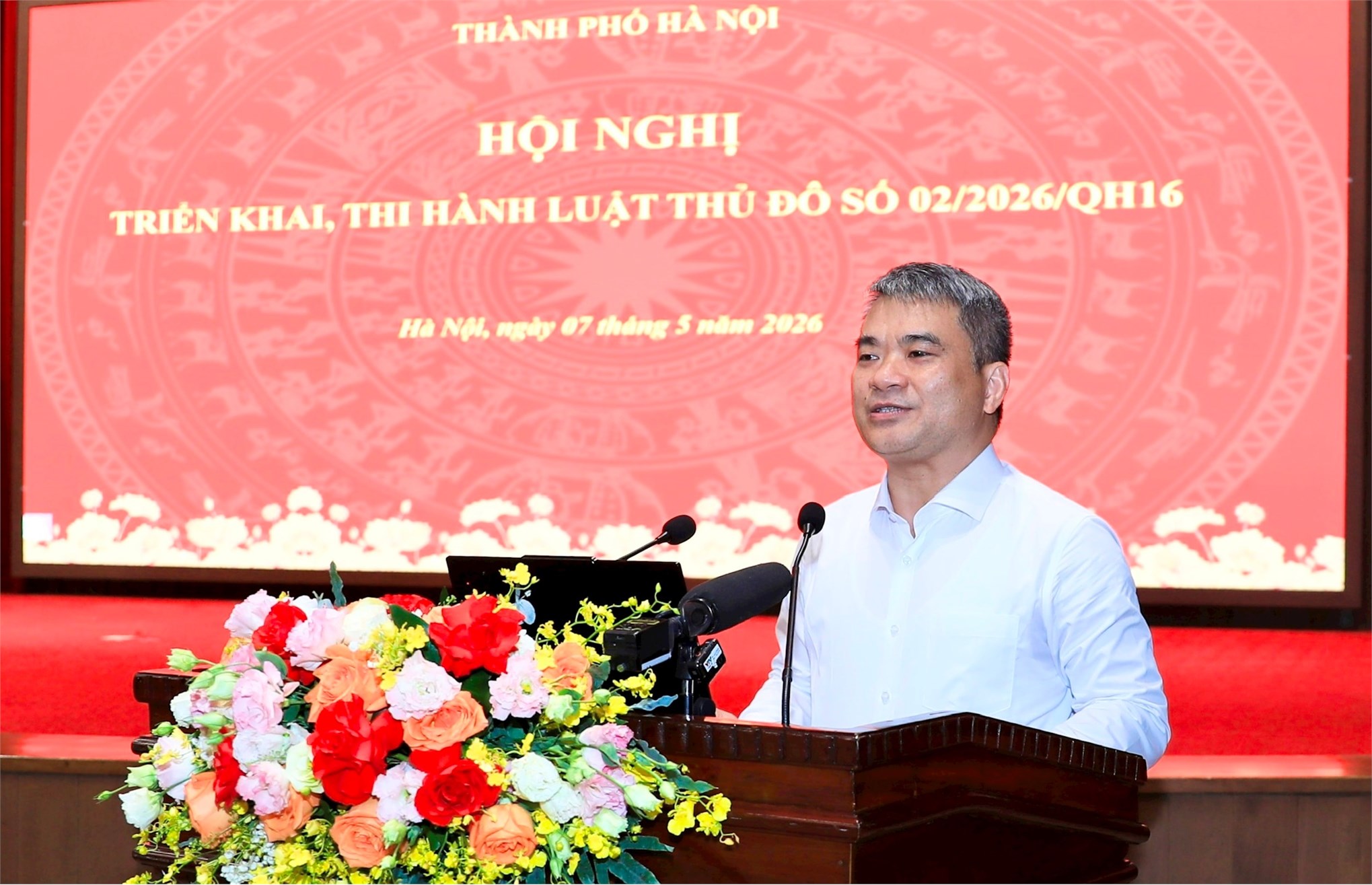 Đại học Công nghiệp Hà Nội tham dự Hội nghị triển khai thi hành Luật Thủ đô năm 2026