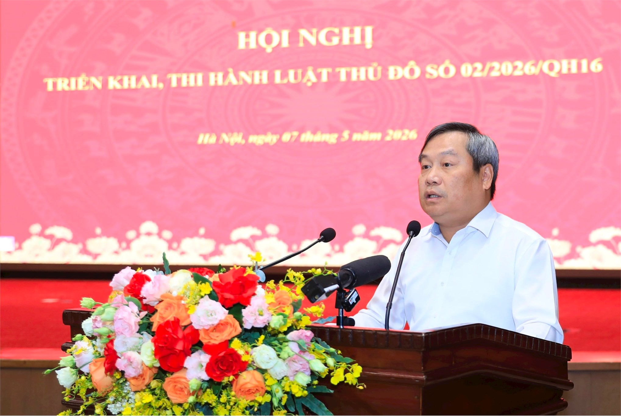 Đại học Công nghiệp Hà Nội tham dự Hội nghị triển khai thi hành Luật Thủ đô năm 2026