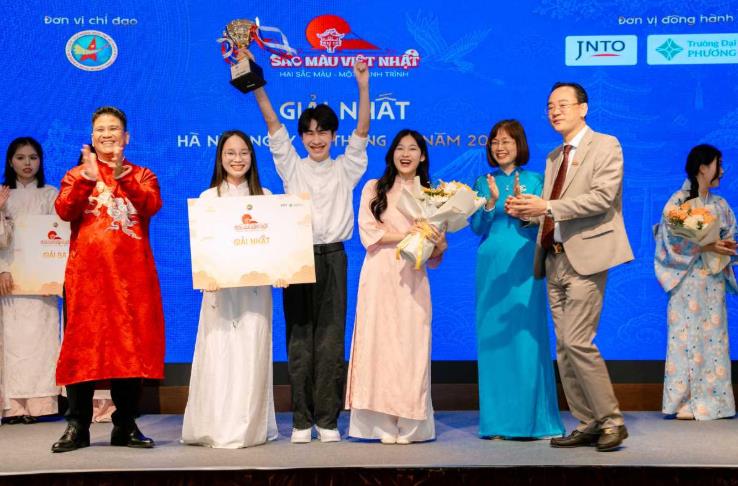 [baophapluat] 'Sắc màu Việt - Nhật' góp phần lan tỏa văn hóa của hai nước tới giới trẻ