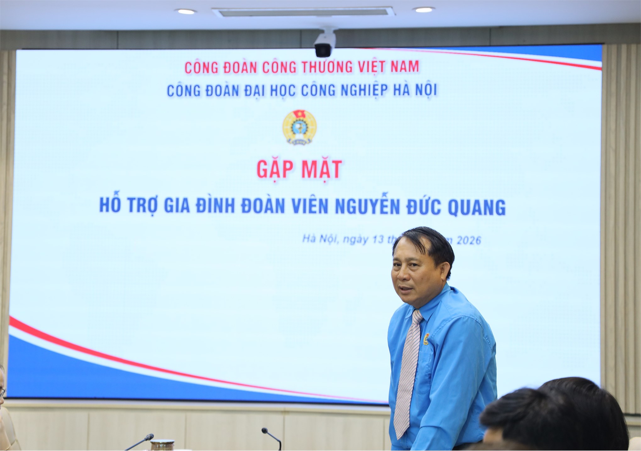 đồng chí Lê Hồng Quân – Chủ tịch Công đoàn Đại học Công nghiệp Hà Nội