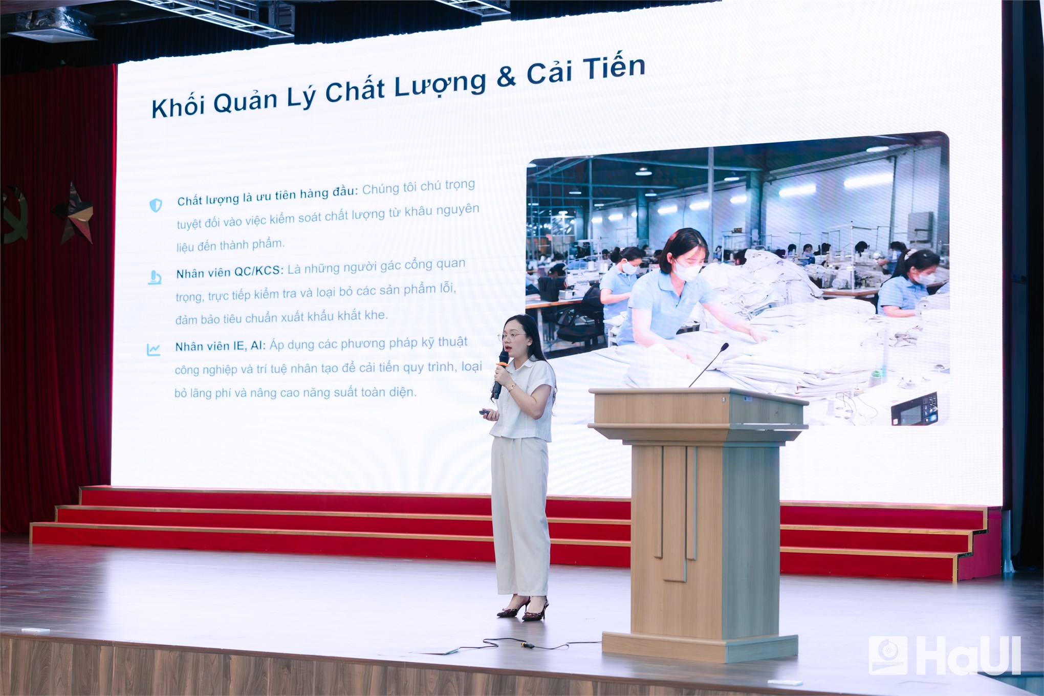 Sinh viên Khoa Công nghệ May và Thiết kế thời trang: Workshop cơ hội nghề nghiệp cùng Công ty Cổ phần Đầu tư Quốc tế Thagaco