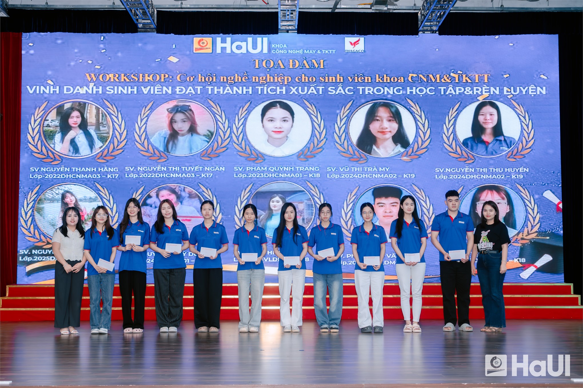 Sinh viên Khoa Công nghệ May và Thiết kế thời trang: Workshop cơ hội nghề nghiệp cùng Công ty Cổ phần Đầu tư Quốc tế Thagaco