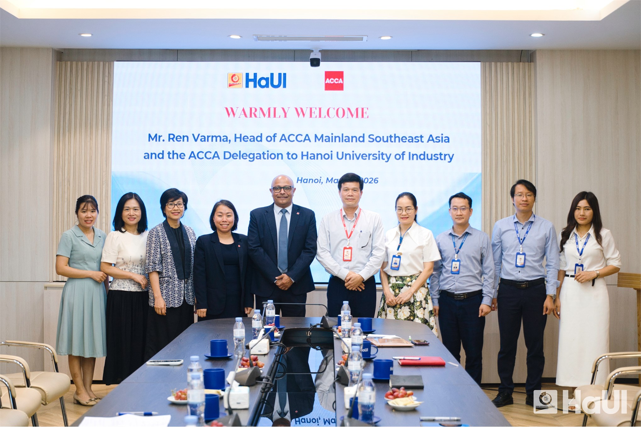 Đại học Công nghiệp Hà Nội làm việc với Giám đốc ACCA khu vực Đông Nam Á lục địa