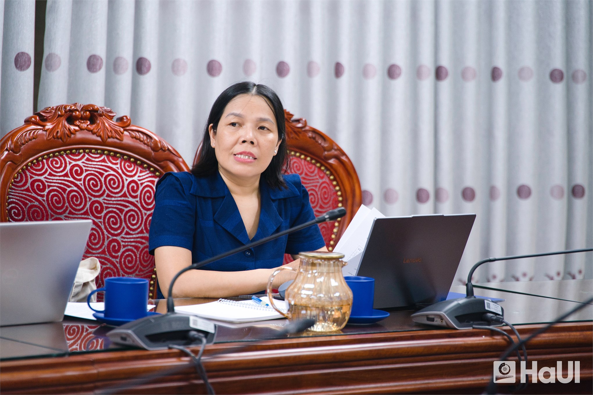 HaUI làm việc với đoàn giám sát y tế thành phố: Ưu tiên môi trường học đường an toàn cho hơn 30.000 người học