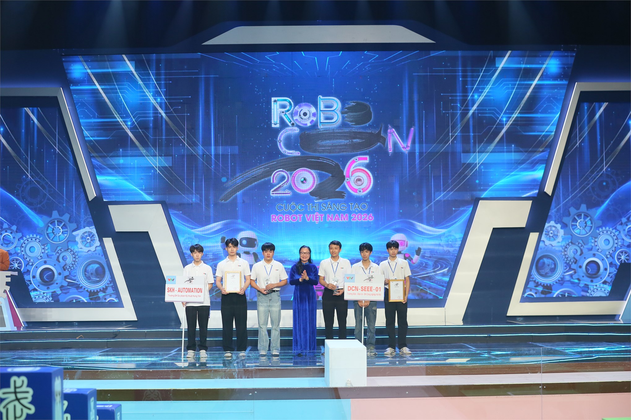 Đội tuyển DCN-SEEE-01 giành giải Ba tại vòng chung kết Robocon Việt Nam 2026