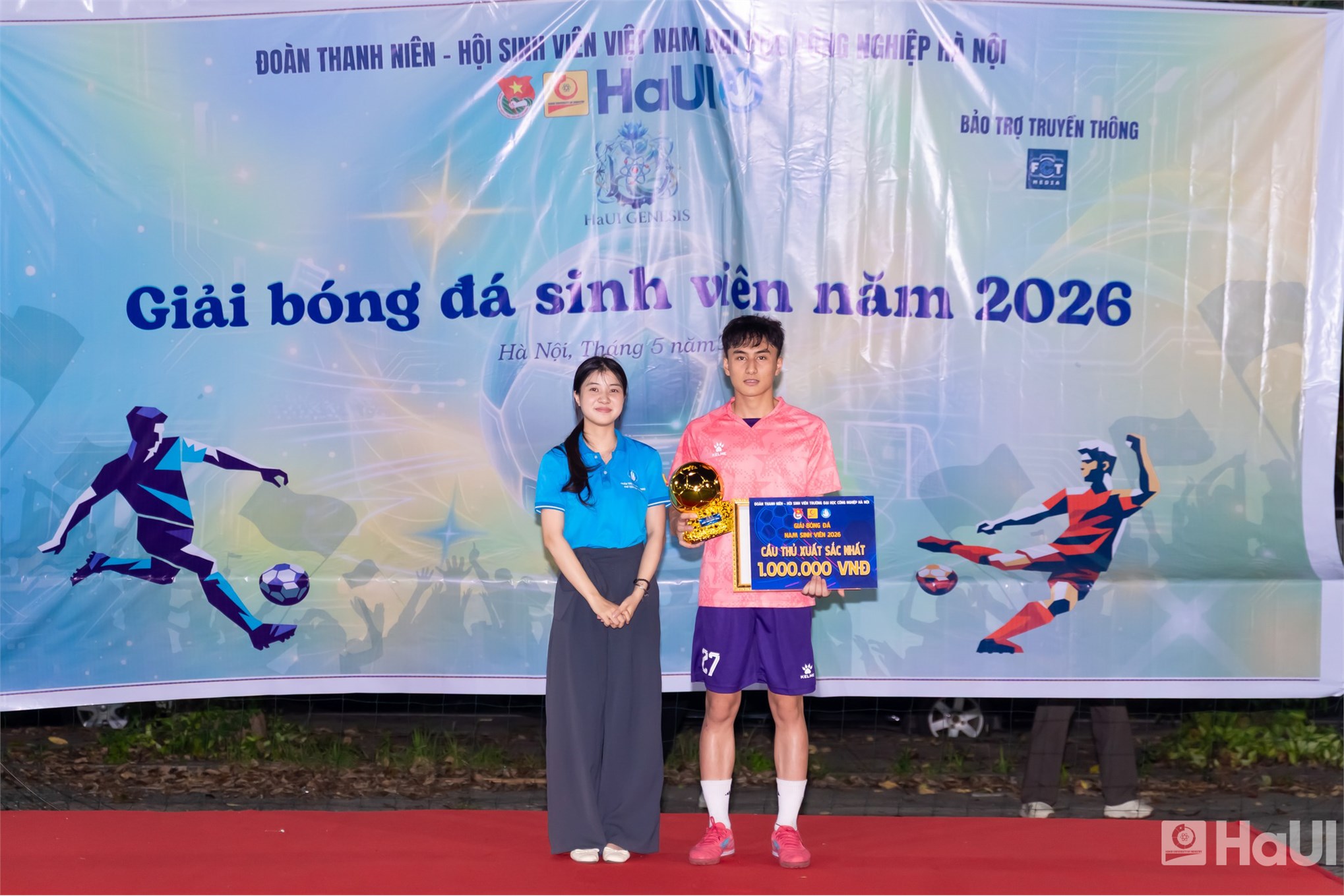 Bế mạc Giải bóng đá sinh viên HaUI 2026: Lan tỏa tinh thần thể thao và khát vọng tuổi trẻ