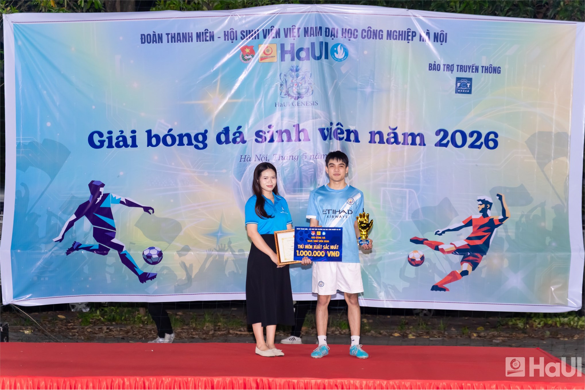 Bế mạc Giải bóng đá sinh viên HaUI 2026: Lan tỏa tinh thần thể thao và khát vọng tuổi trẻ