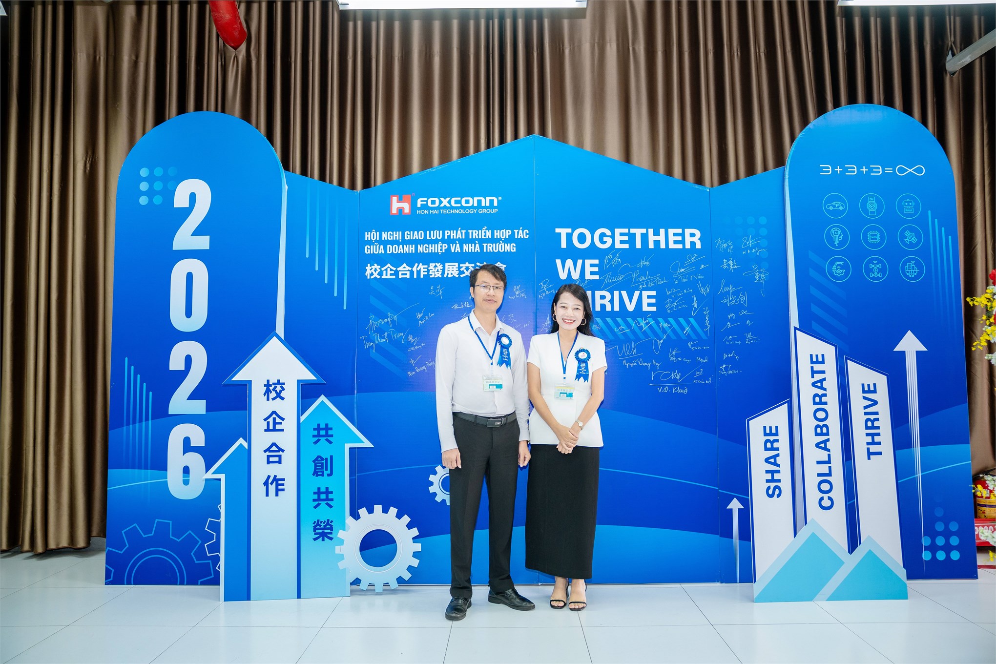 HaUI thúc đẩy hợp tác chiến lược tại Hội nghị giao lưu doanh nghiệp và đại học của Tập đoàn Foxconn
