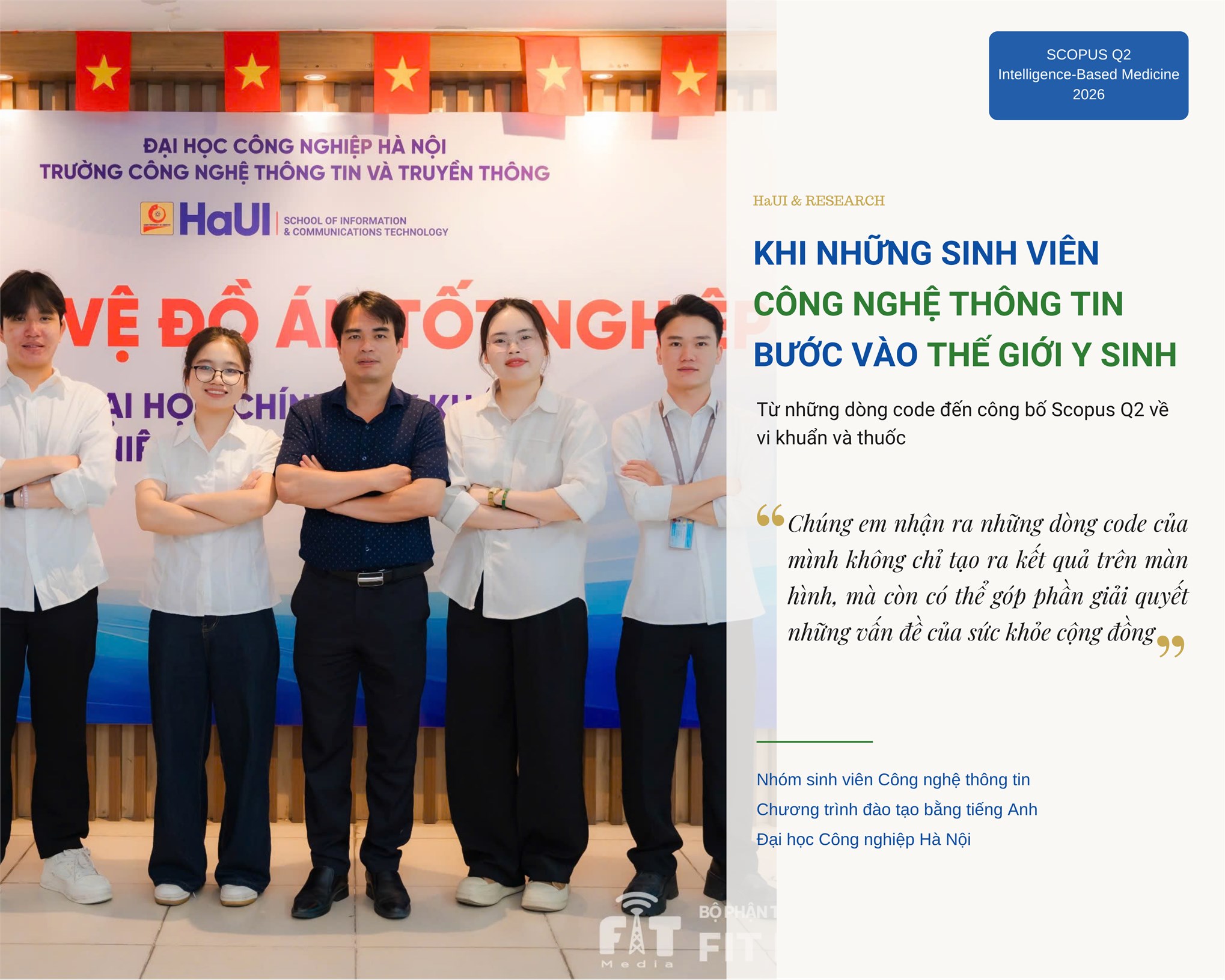 Khi những sinh viên Công nghệ thông tin bước vào thế giới y sinh