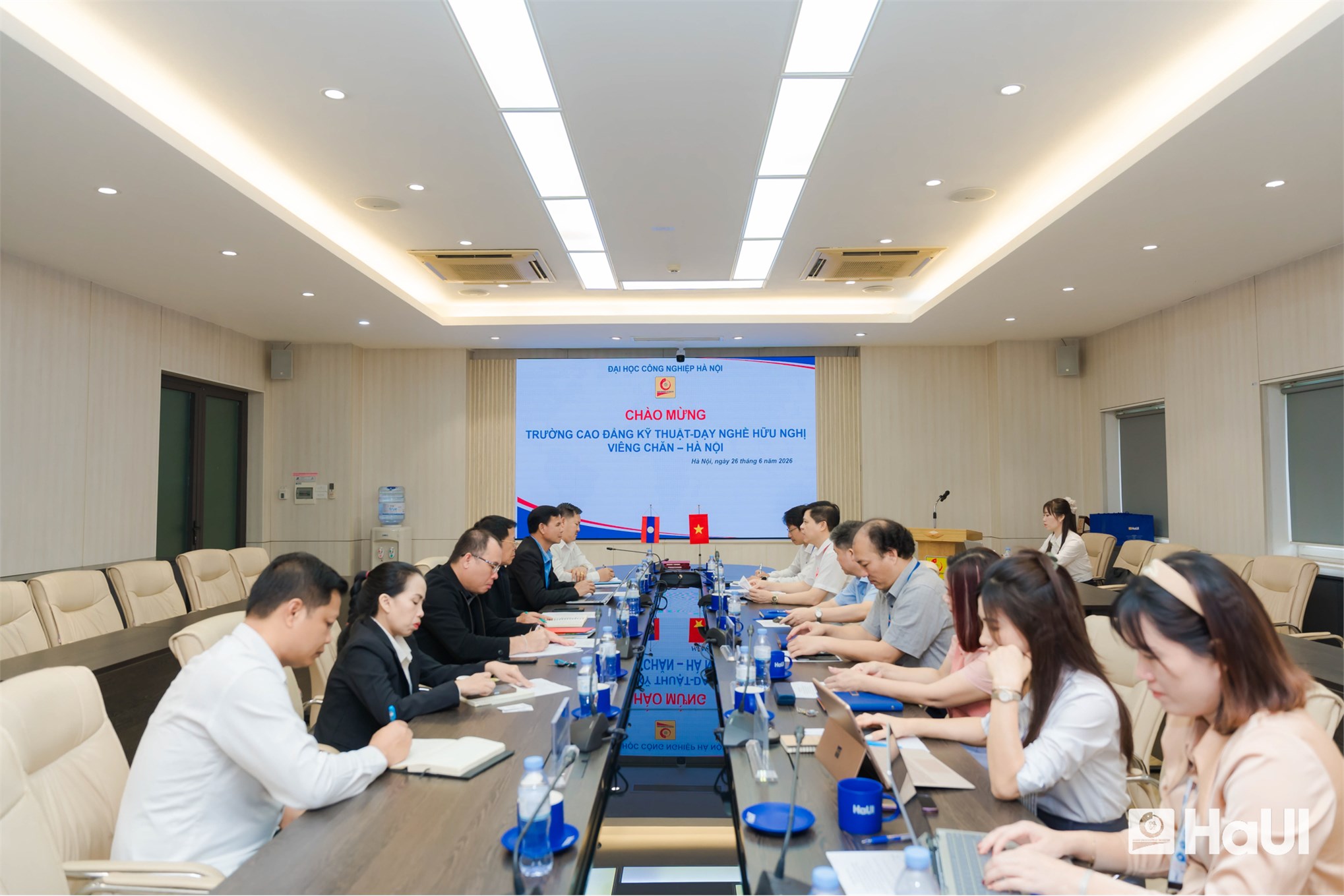 Đại học Công nghiệp Hà Nội và Trường Cao đẳng kỹ thuật - dạy nghề hữu nghị Viêng Chăn - Hà Nội: Đồng hành kiến tạo nguồn nhân lực cho tương lai