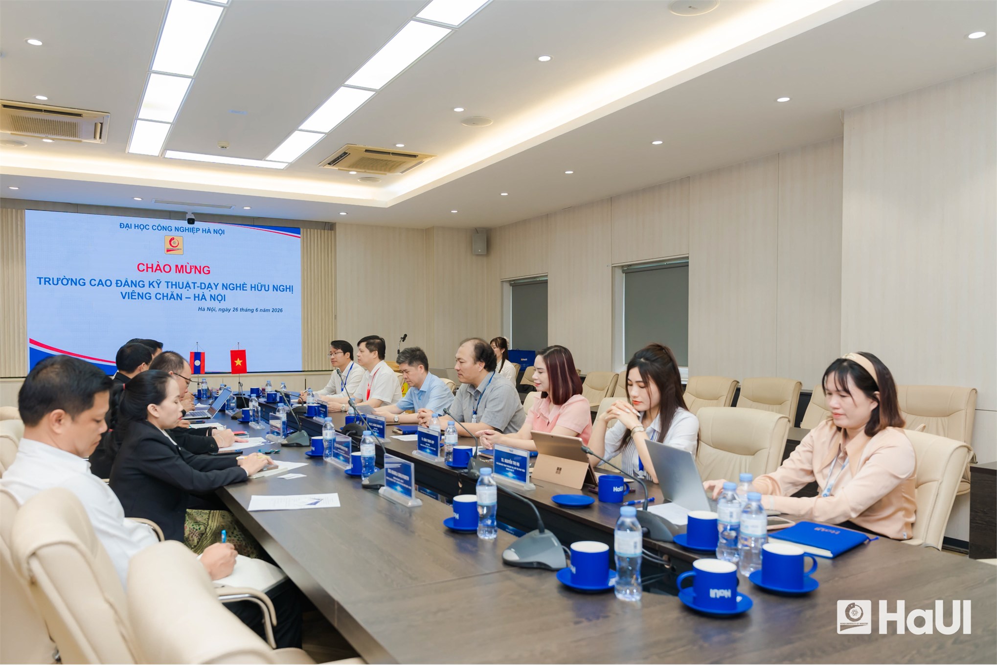 Đại học Công nghiệp Hà Nội và Trường Cao đẳng kỹ thuật - dạy nghề hữu nghị Viêng Chăn - Hà Nội: Đồng hành kiến tạo nguồn nhân lực cho tương lai