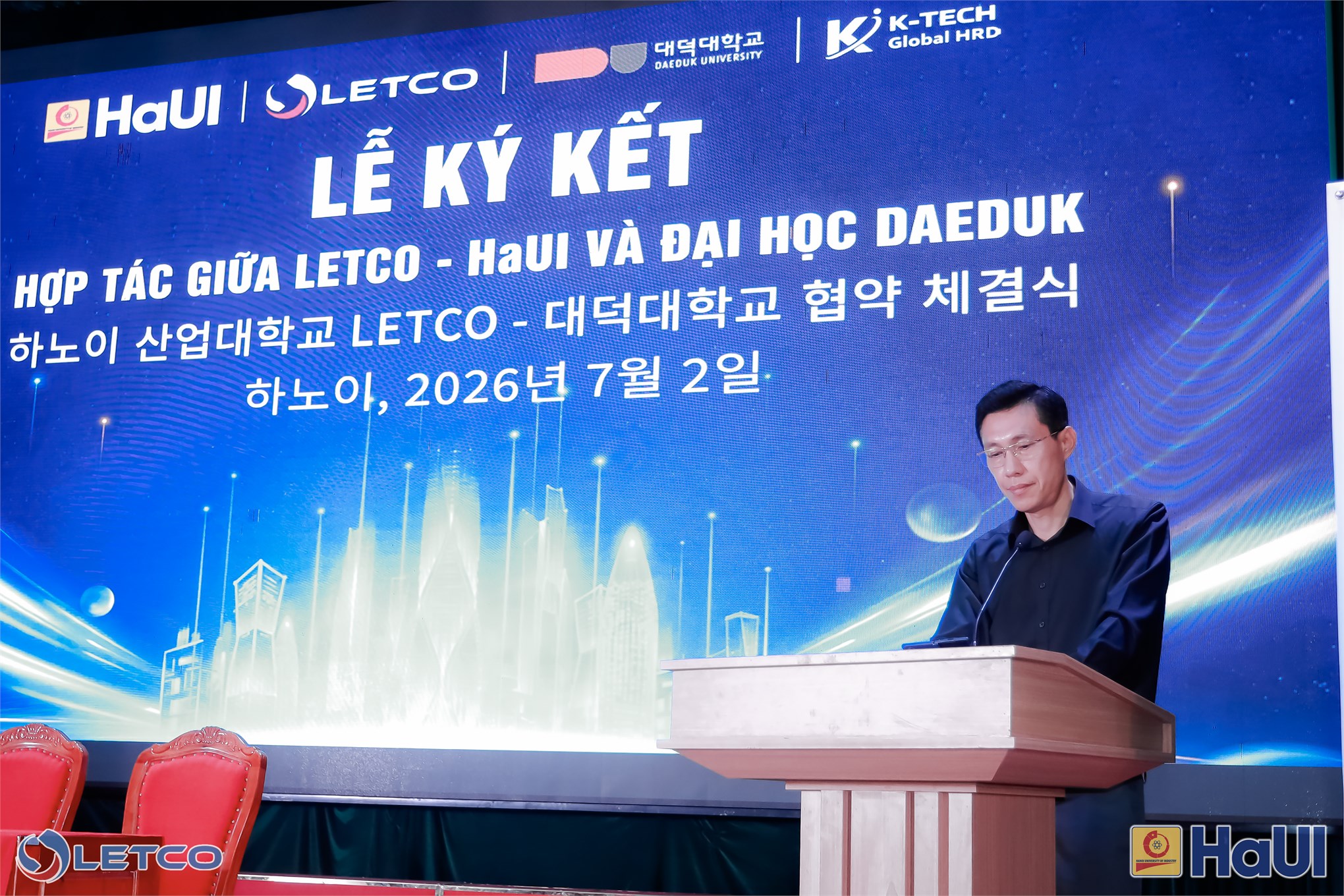 Công ty LETCO - HaUI ký kết hợp tác với Trường Đại học Daeduk và Công ty Cổ phần IBTECH