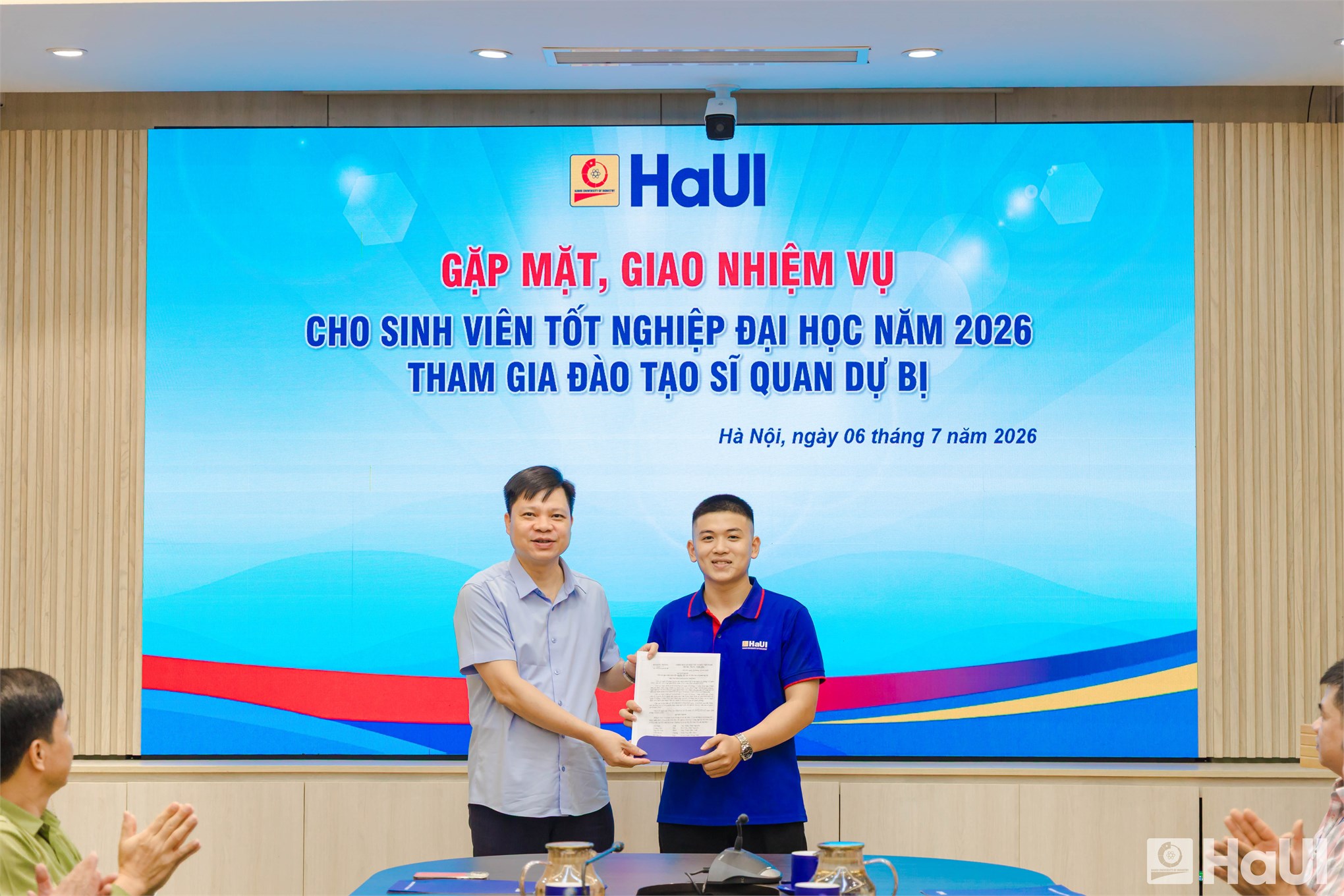 18 sinh viên ưu tú Đại học Công nghiệp Hà Nội tự hào tham gia đào tạo Sĩ quan dự bị năm 2026