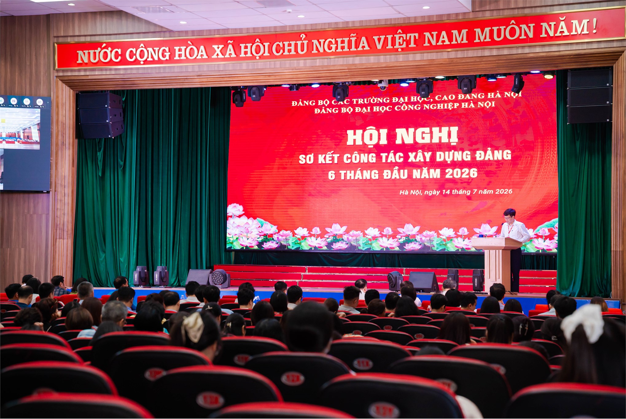 Đại học Công nghiệp Hà Nội sơ kết công tác xây dựng Đảng 6 tháng đầu năm 2026