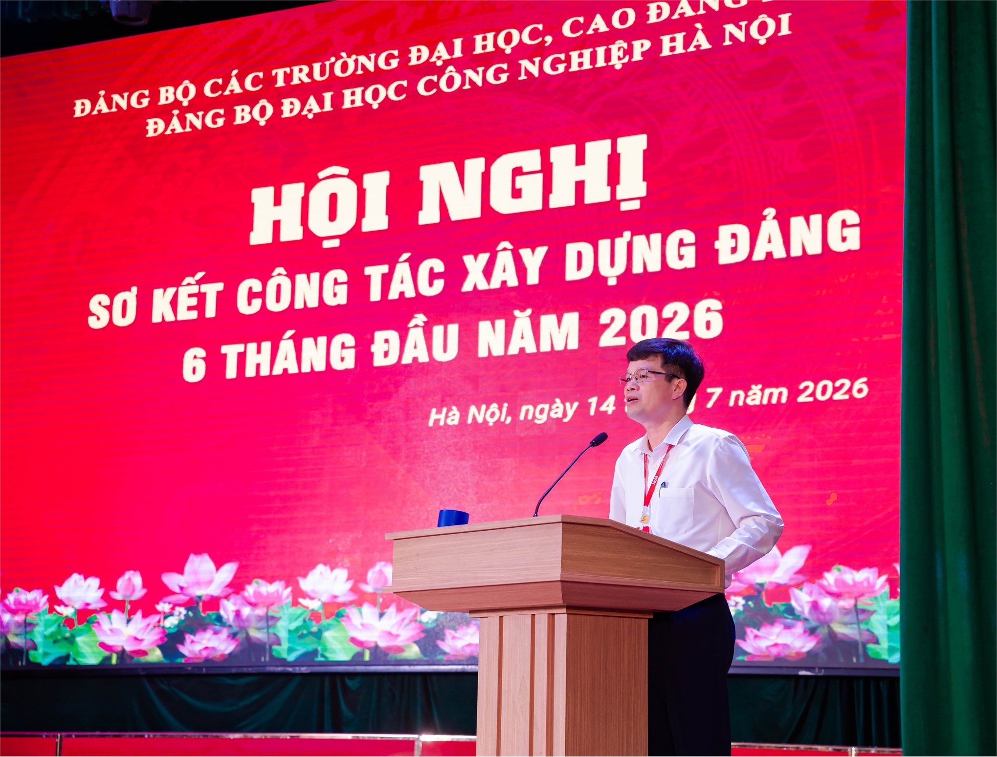 Đại học Công nghiệp Hà Nội sơ kết công tác xây dựng Đảng 6 tháng đầu năm 2026