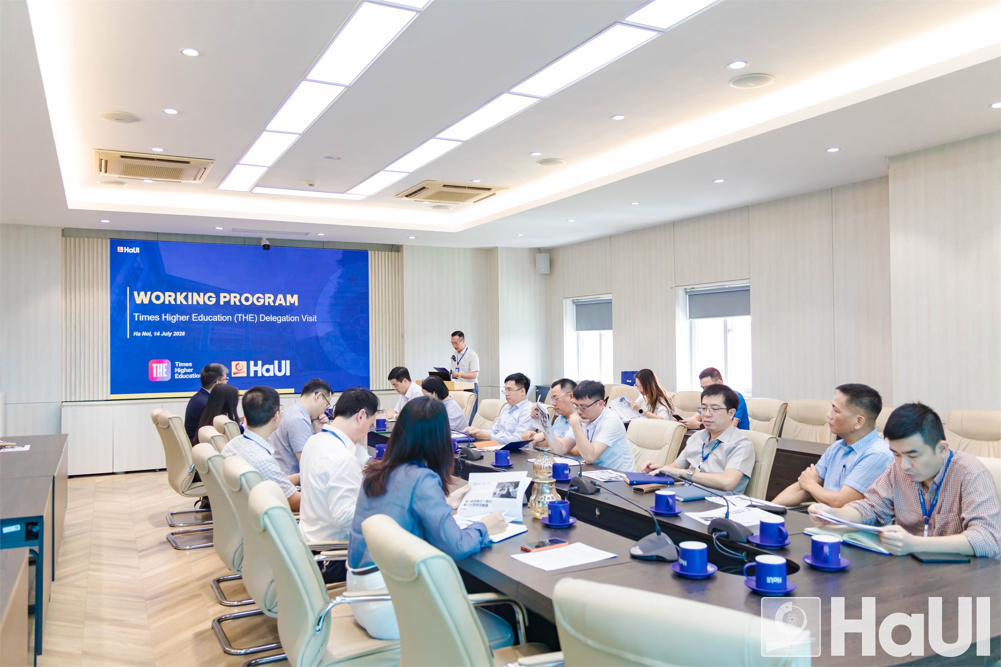 HaUI làm việc với Times Higher Education: Hướng tới khẳng định vị thế trên bản đồ giáo dục quốc tế
