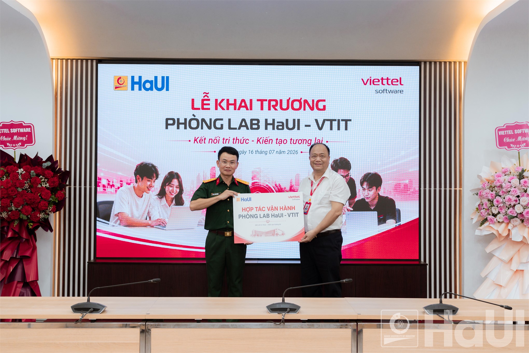 [baokiemtoan] Khai trương Phòng Lab HaUI: Đào tạo, gắn với thực hành chất lượng cao