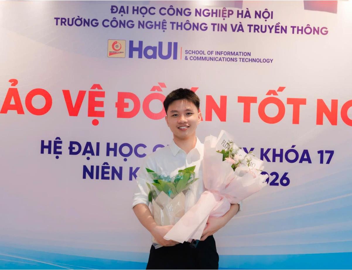 Thủ khoa đầu ra toàn Đại học: `HaUI là nơi tôi tìm thấy câu trả lời`