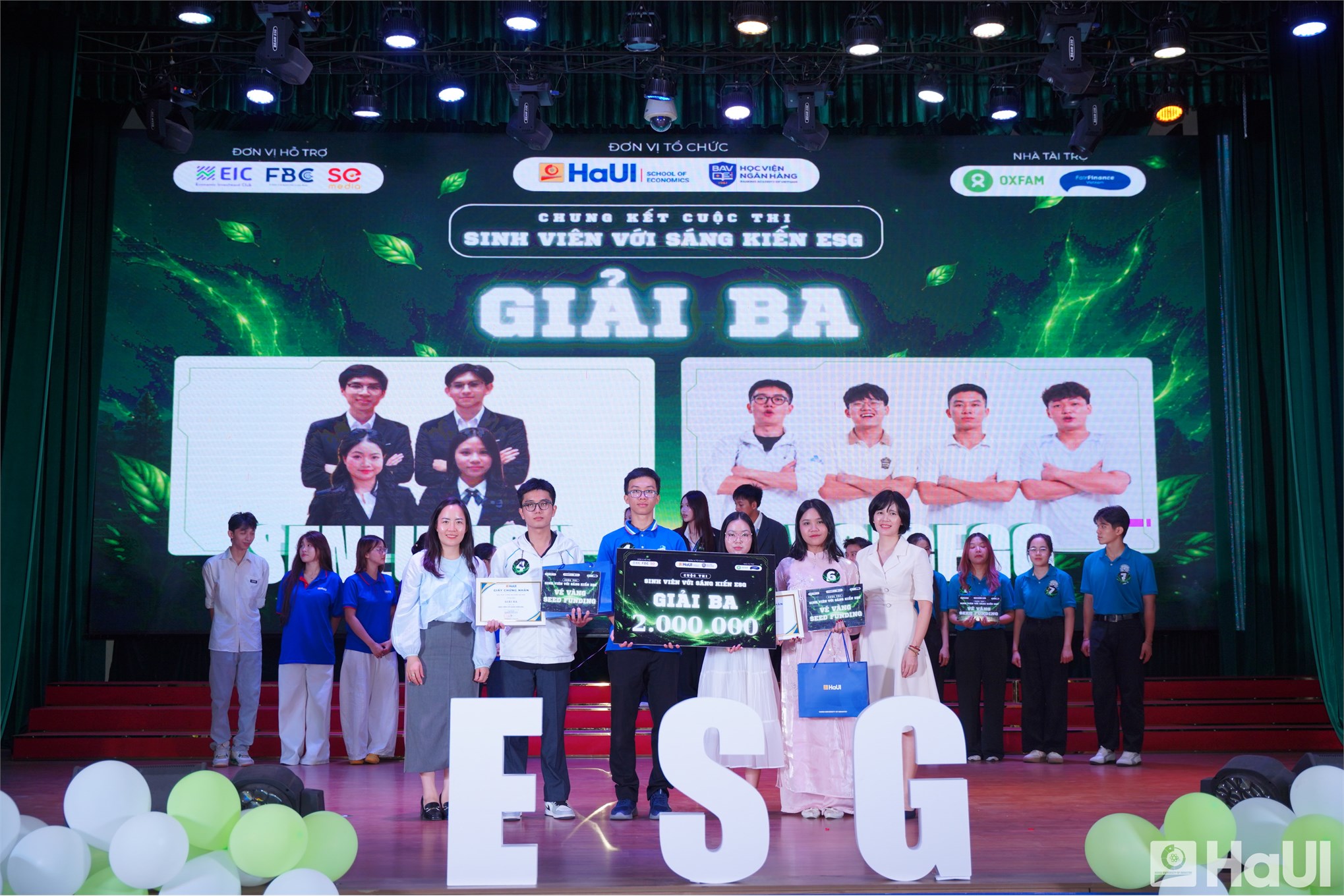 Chung kết “Sinh viên với Sáng kiến ESG” mùa 3: ESG qua lăng kính sinh viên