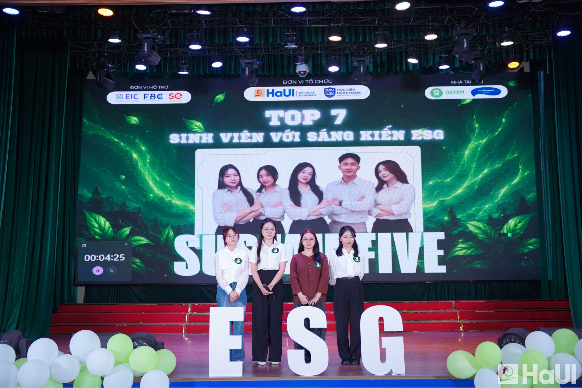 Chung kết “Sinh viên với Sáng kiến ESG” mùa 3: ESG qua lăng kính sinh viên