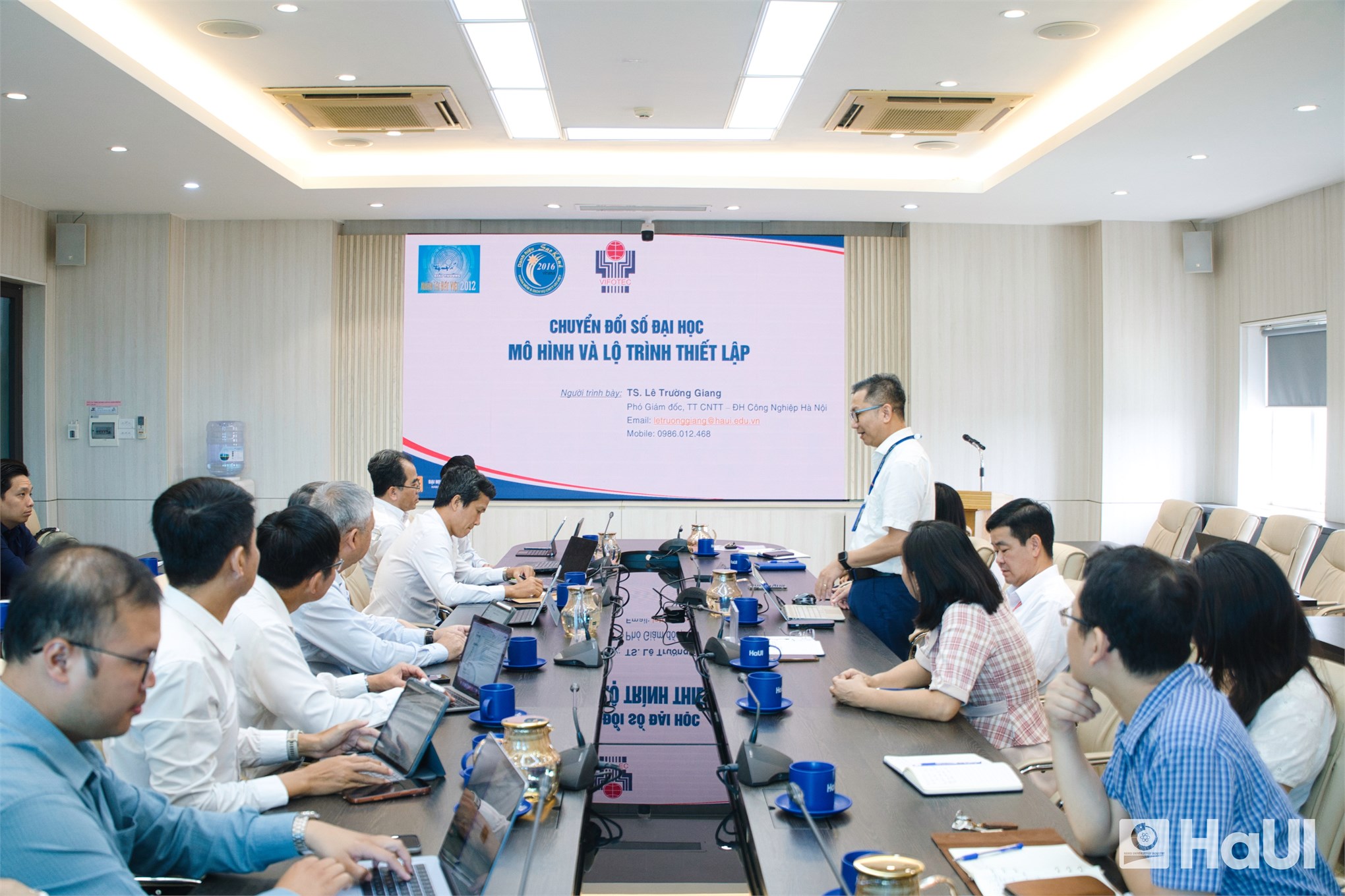 Đại học Công nghiệp Hà Nội chia sẻ kinh nghiệm chuyển đổi số với Trường Đại học Quốc tế - ĐHQG TP.HCM