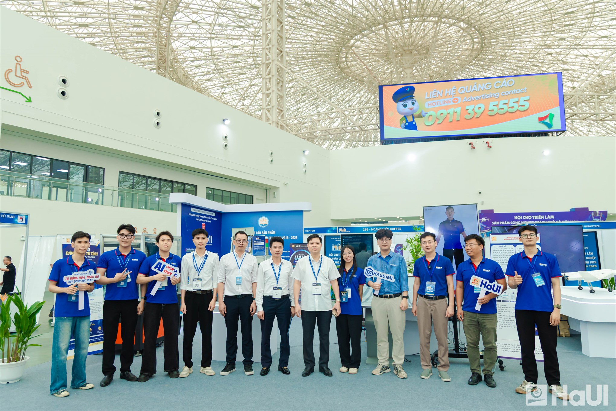 Dấu ấn khoa học công nghệ HaUI tại Hanoi MIP Fair 2026