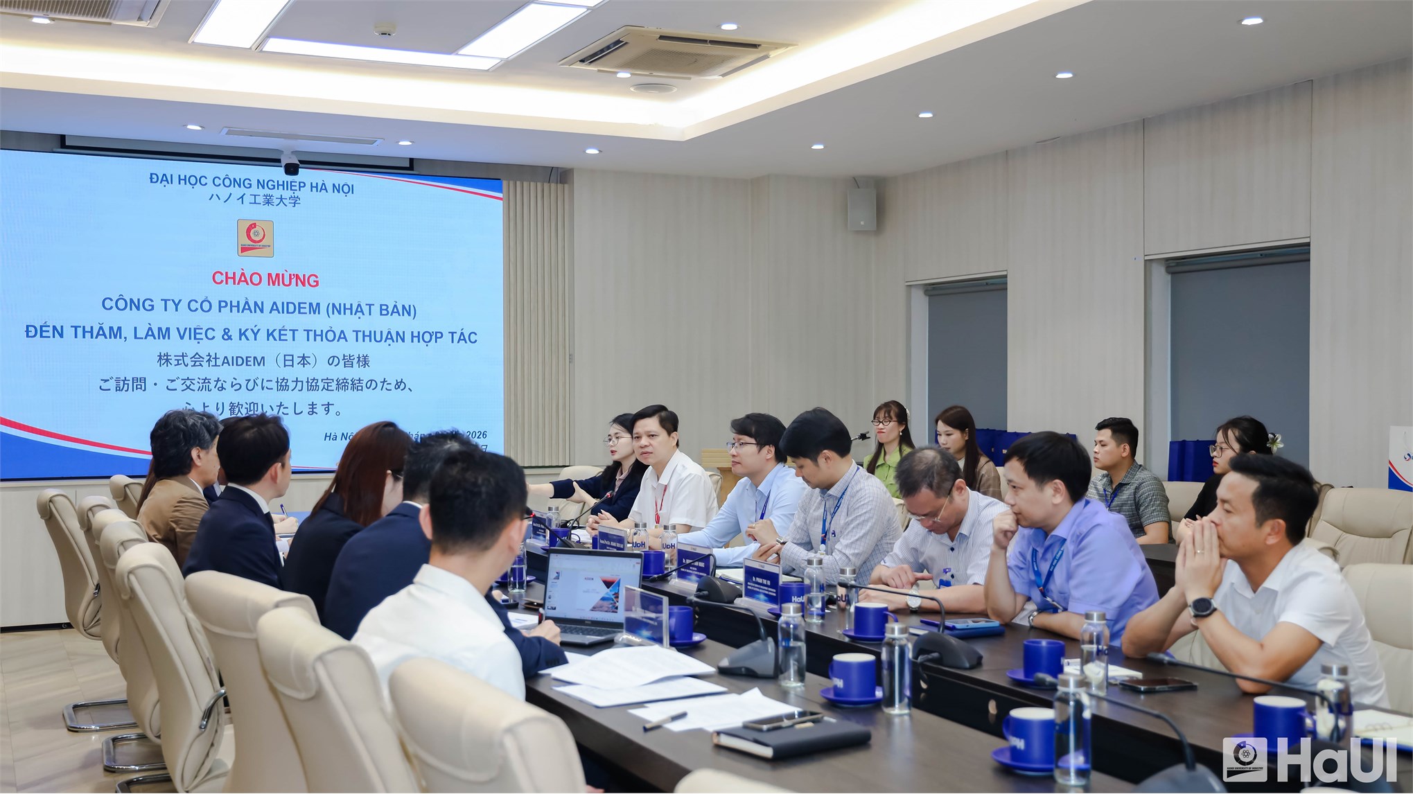 HaUI và AIDEM hợp tác đào tạo tiếng Nhật, mở rộng cơ hội nghề nghiệp cho sinh viên