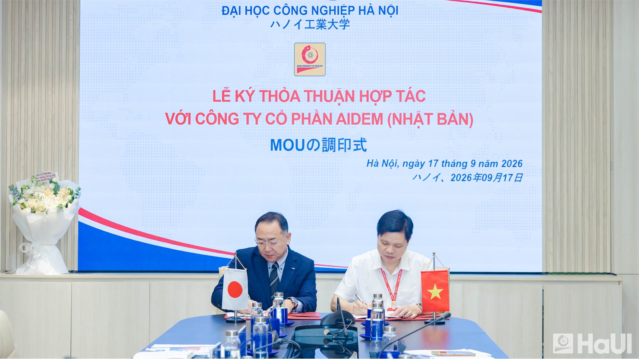HaUI và AIDEM hợp tác đào tạo tiếng Nhật, mở rộng cơ hội nghề nghiệp cho sinh viên