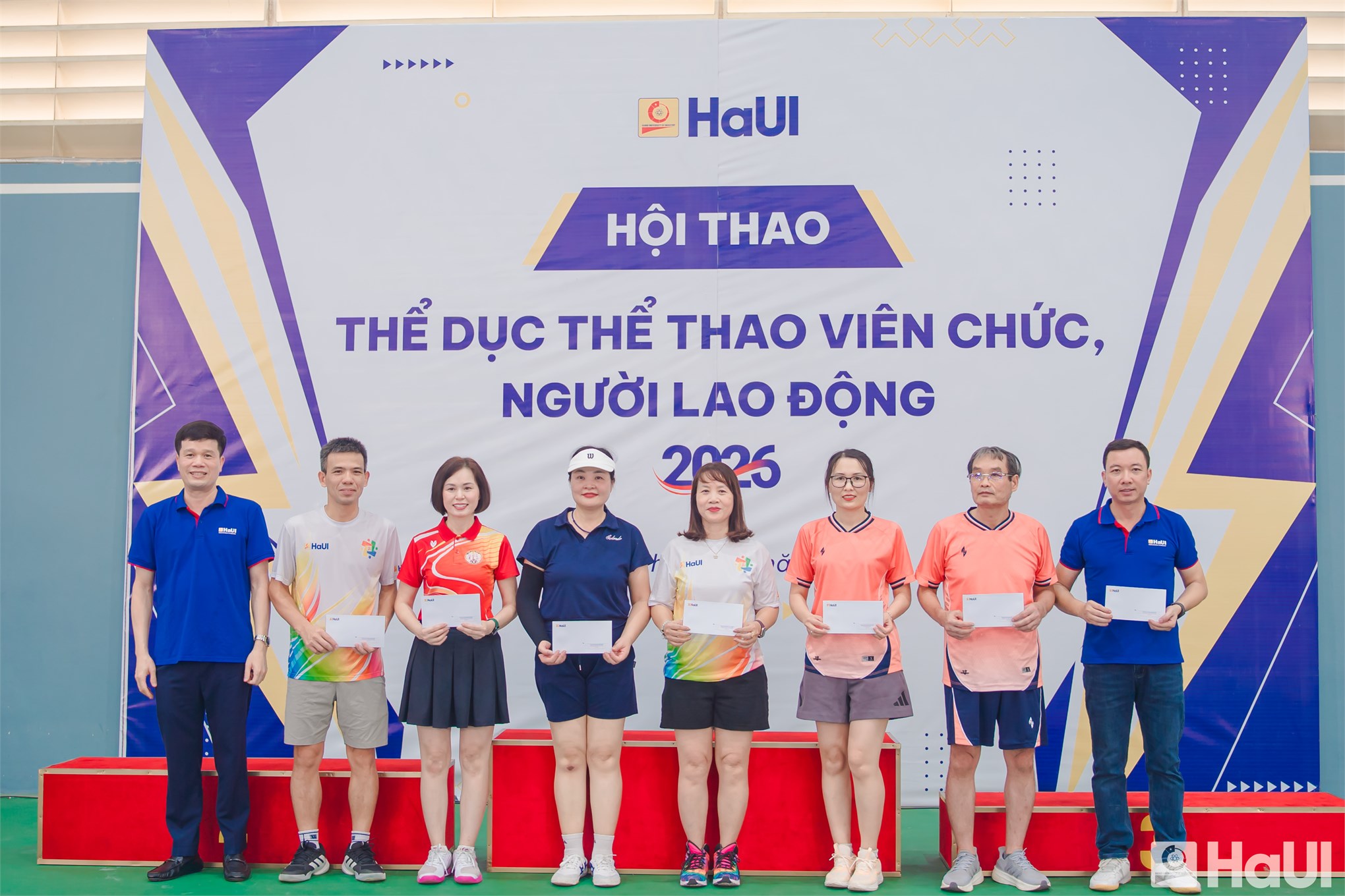Hội thao HaUI 2026: Sôi nổi tranh tài, gắn kết tập thể