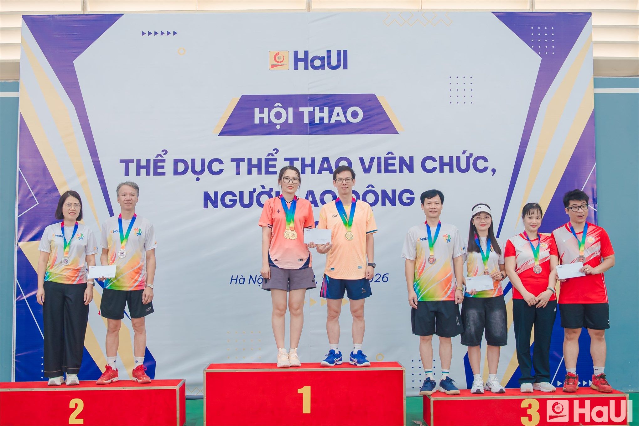 Hội thao HaUI 2026: Sôi nổi tranh tài, gắn kết tập thể
