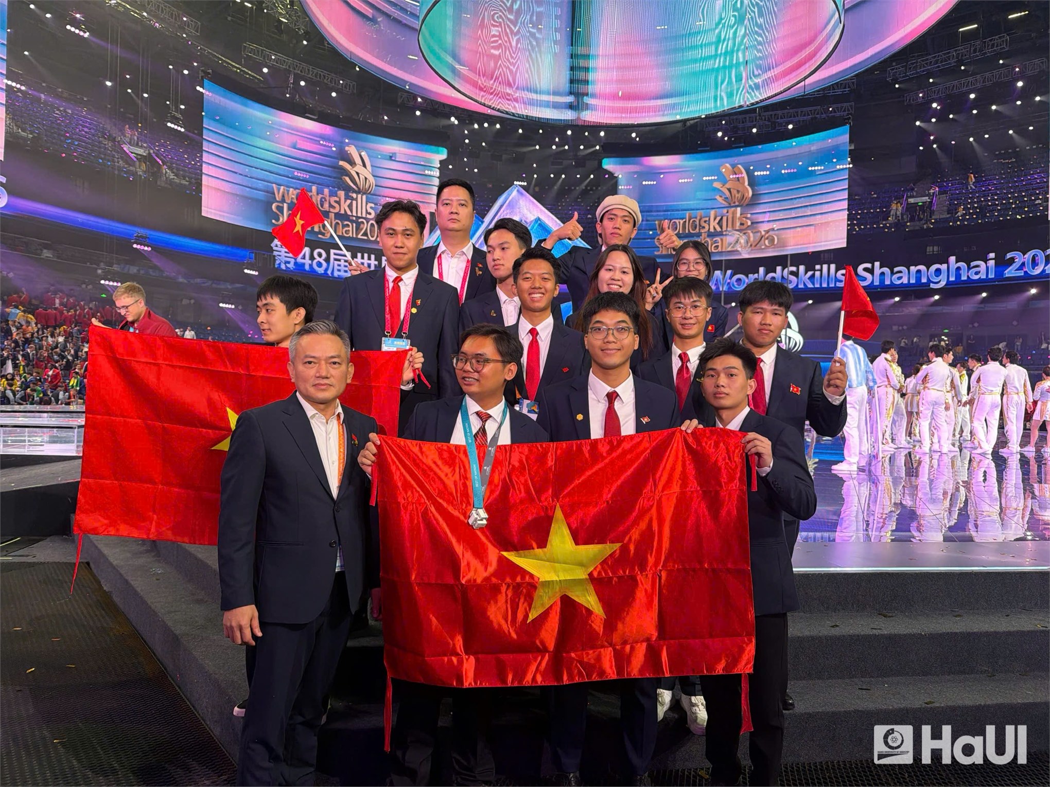 Sinh viên Đại học Công nghiệp Hà Nội giành Huy chương Kỹ năng nghề xuất sắc, đạt Best of Nation tại WorldSkills 2026