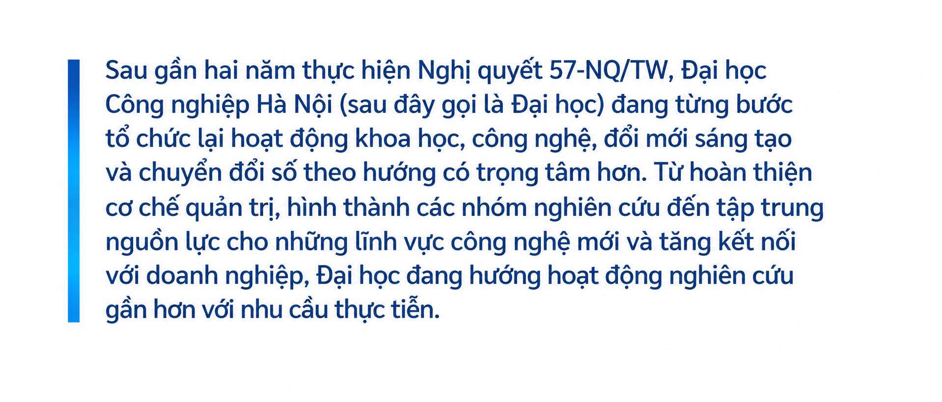 [tapchicongthuong] Đại học Công nghiệp Hà Nội triển khai Nghị quyết 57